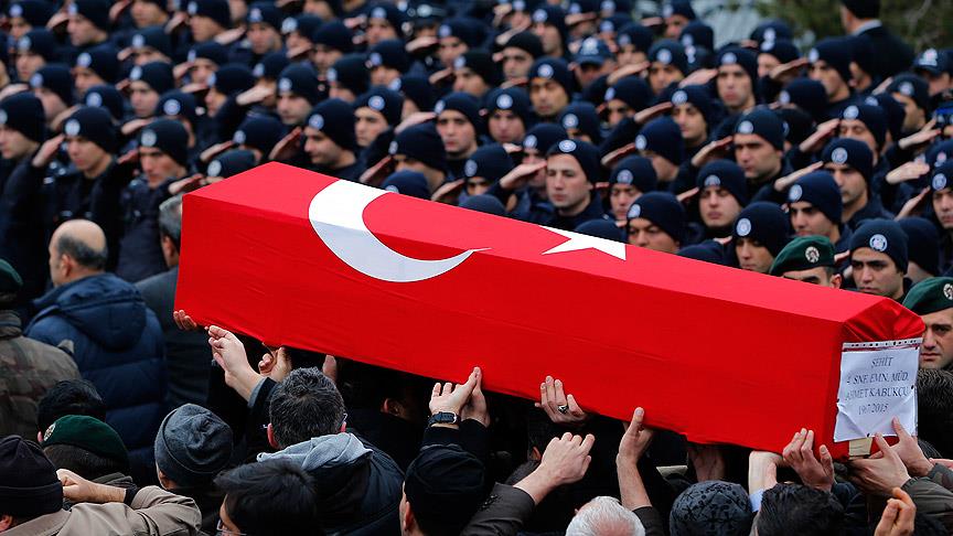 Şehit polisler Kabukçu, Nohut ve Yazanel son yolculuklarına uğurlandı