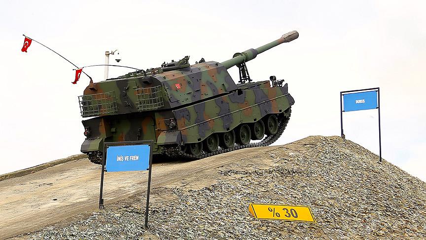 'Poyraz'dan 'Fırtına'ya kesintisiz ateş gücü desteği