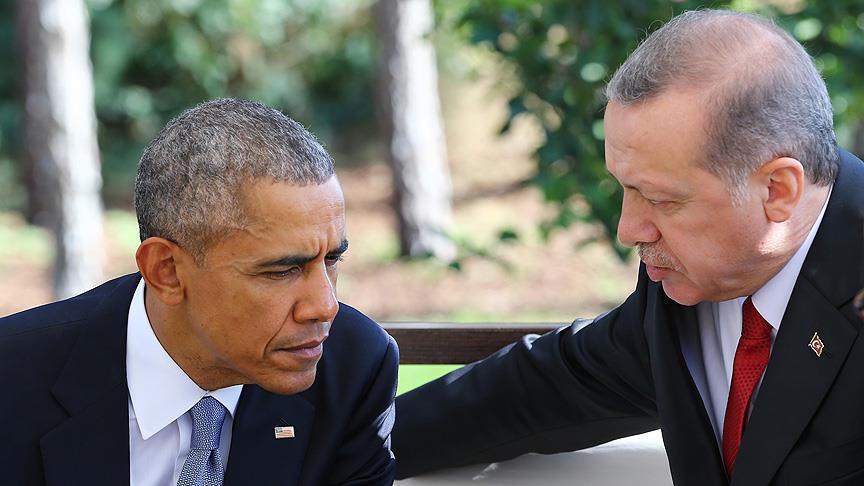 Президент Эрдоган пообщался по телефону с Бараком Обамой