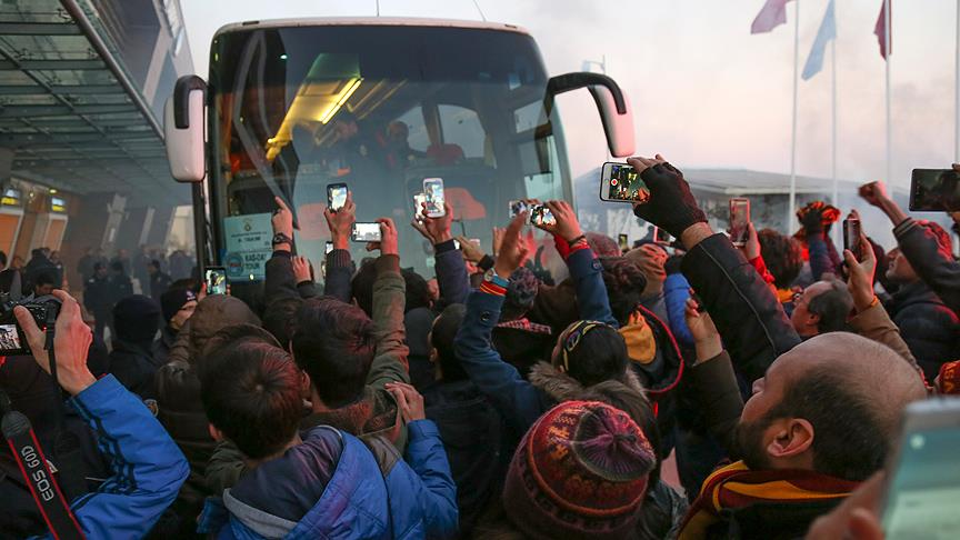 Galatasaray kafilesi Kastamonu'da