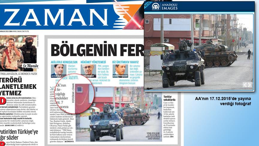 AA'dan Zaman gazetesine dava