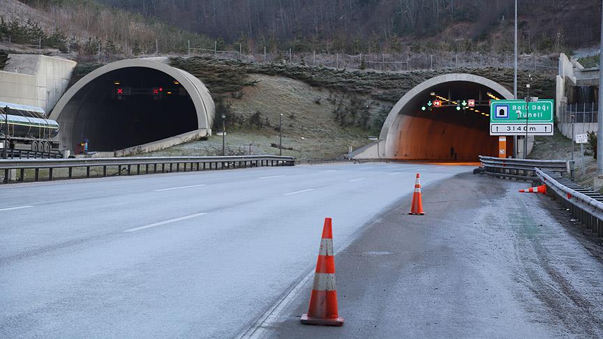 Bolu Dağı Tüneli yarın akşama kadar kapalı kalacak