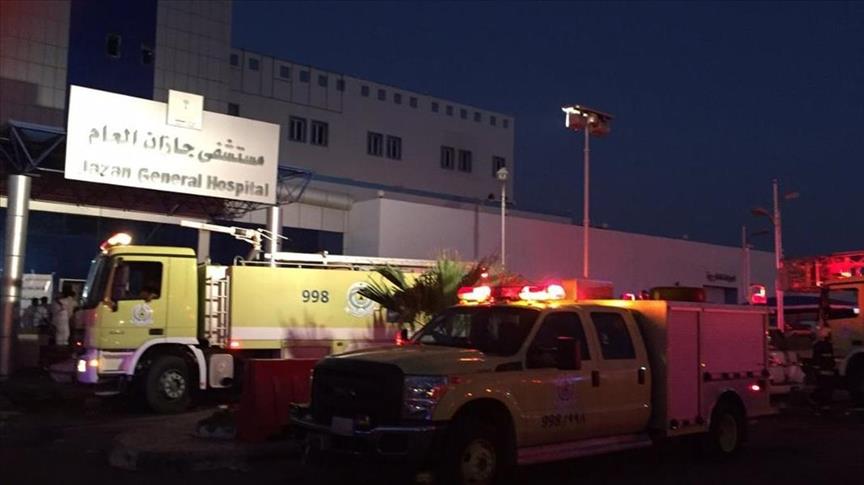 الدفاع المدني : مصرع 25 وإصابة 107 في حريق بمستشفى جازان جنوبي السعودية