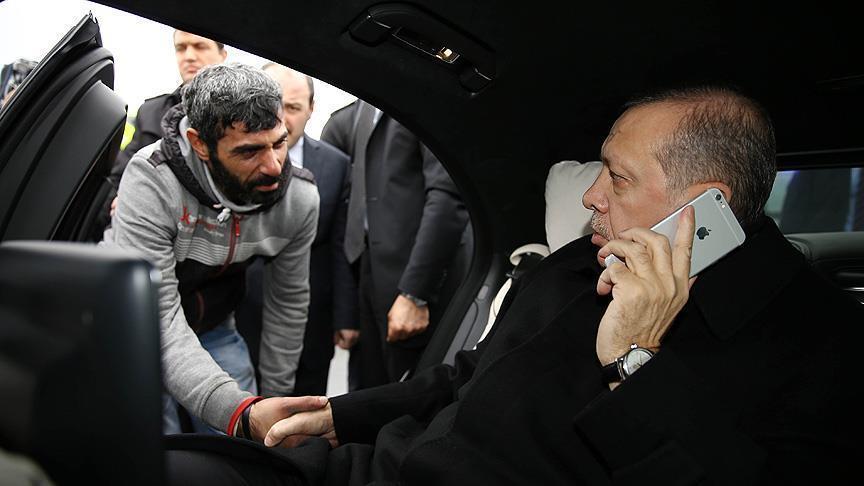 Erdogan talks man out of Bosphorus bridge suicide attempt
