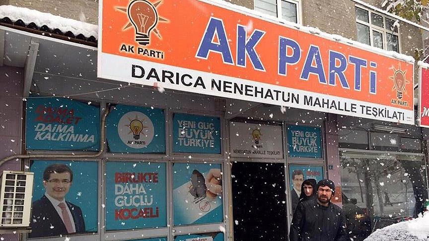 AK Parti mahalle temsilciliğine molotofkokteylli saldırı