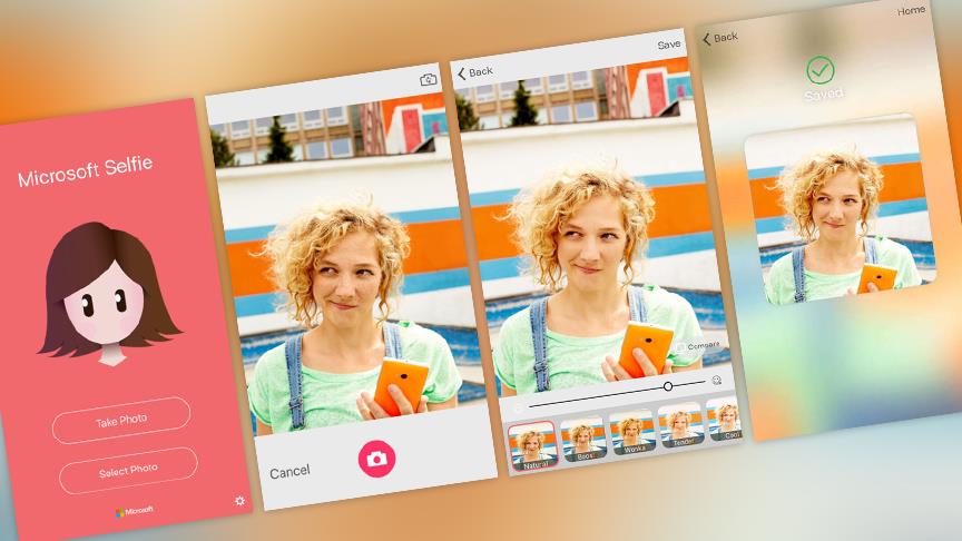 Microsoft'tan iPhone için 'özçekim' uygulaması