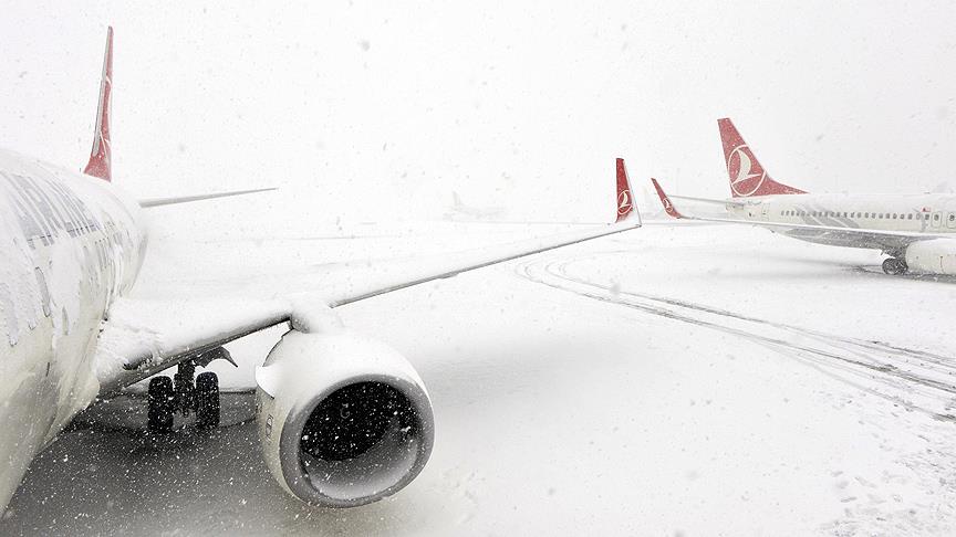 Trabzon Ve Sanliurfa Da Hava Ulasimina Kar Engeli