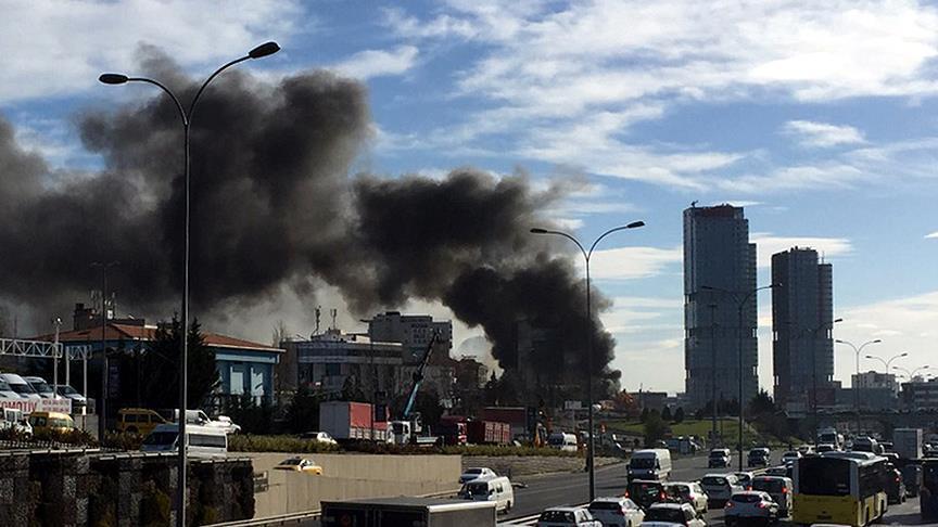 Fire breaks out at empty Istanbul hotel