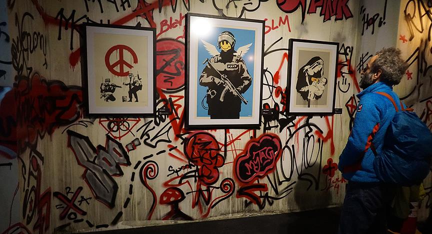 'The Art of Banksy' dünyada ilk kez İstanbul'da sergilendi