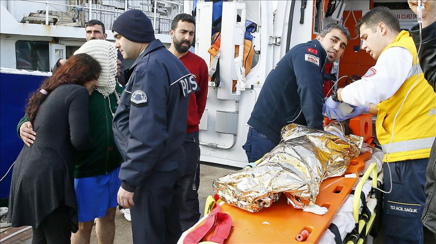 Forty-five die in Aegean refugee boat disasters
