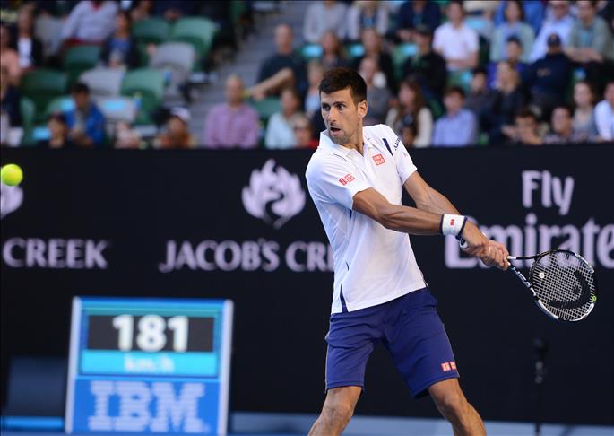 Tennis: Djokovic qualifié en quart de finale de l’Open d'Australie 