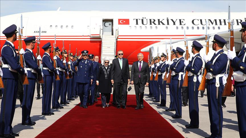 أردوغان يصل تشيلي في مستهل جولة بقارة أمريكا الجنوبية  