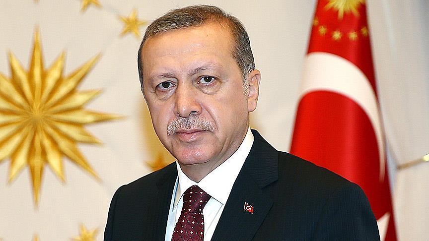 Cumhurbaşkanı Erdoğan'dan şehit ailelerine taziye mesajı
