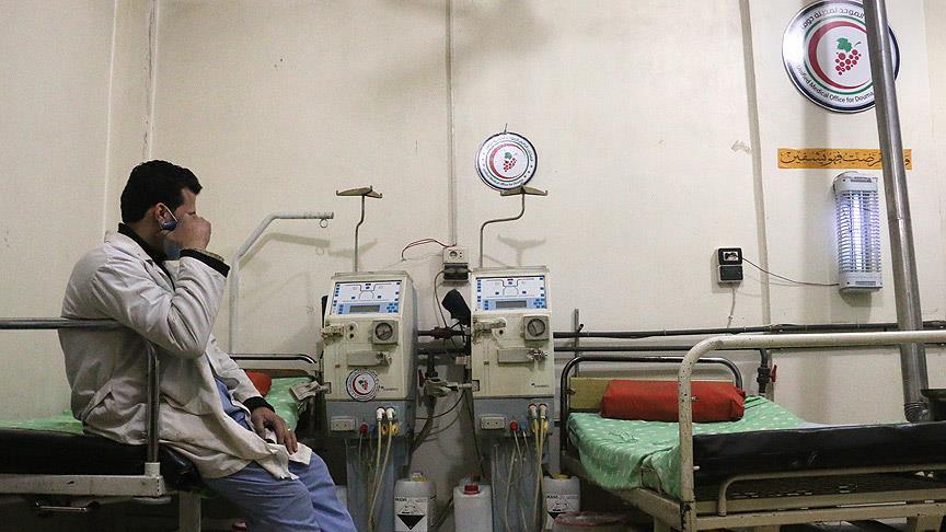 Doğu Guta'da böbrek hastaları ölümle karşı karşıya