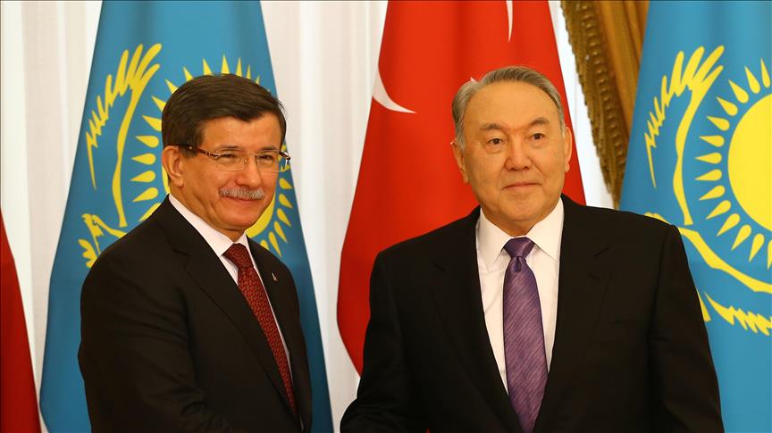 Turkey, Kazakhstan to be central in Eurasia: Davutoglu