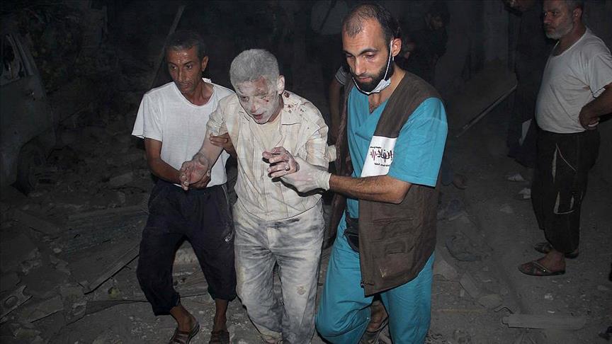 Syria: Regime forces used 5,000 barrel bombs since Sept.