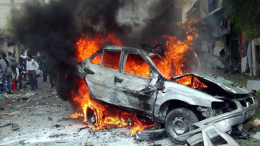 Şam'da bomba yüklü araçla saldırı: 7 ölü