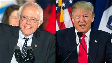 ABD'deki ikinci ön seçimin galibi Sanders ve Trump oldu