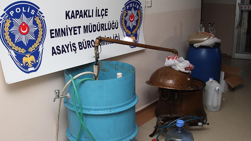 Tekirdağ’da sahte içki operasyonu