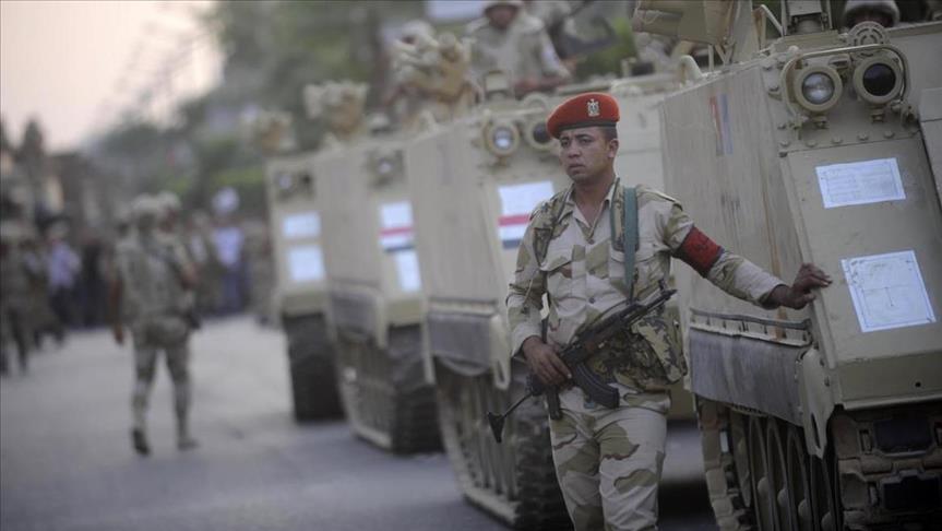 Five troops killed by roadside bomb in Egypt's Sinai