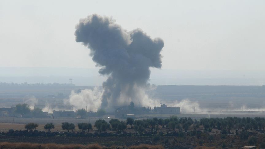 Российская авиация бомбит сирийский Аазаз