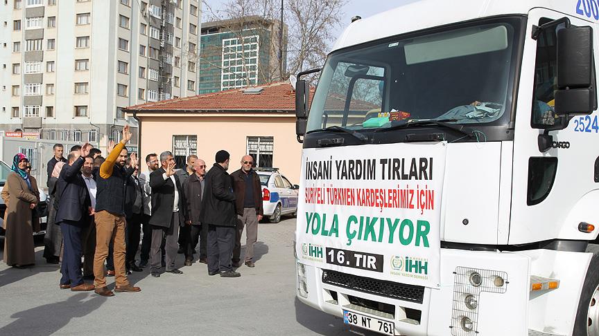 İHH'dan terör mağdurlarına 2 tırlık yardım