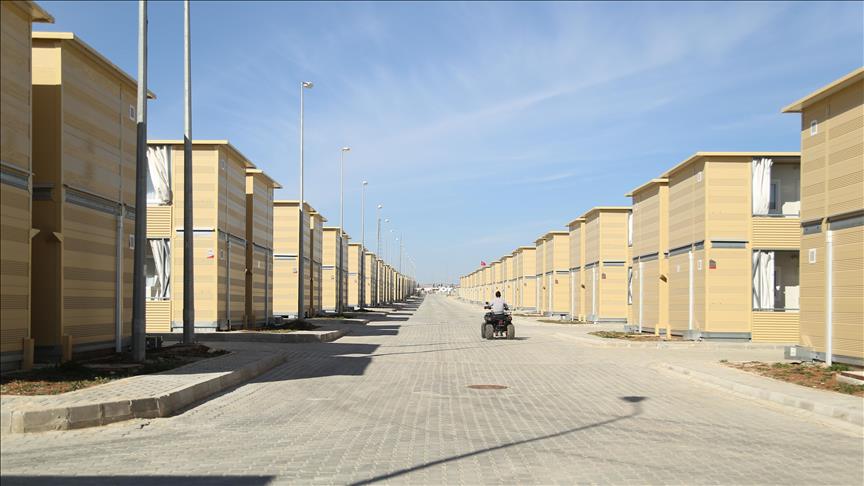 Turkey builds ‘first two-story container refugee camp’