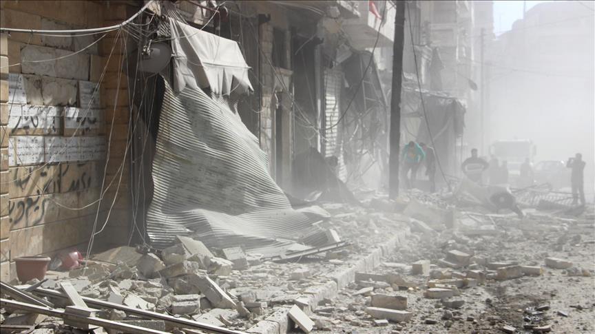 ВКС России подвергли бомбардировке центр Алеппо