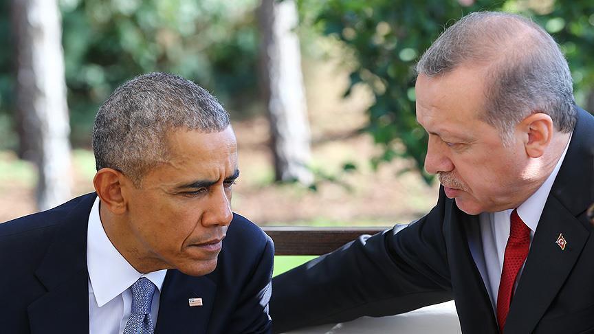 Президент Турции Реджеп Тайип Эрдоган пообщался с президентом США Бараком Обамой по телефону
