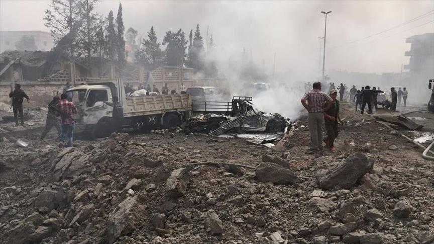 Hours after truce begins, car-bomb kills 2 in Syria's Hama