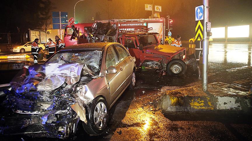 Sarıyer'de trafik kazası: 1 ölü, 2 yaralı