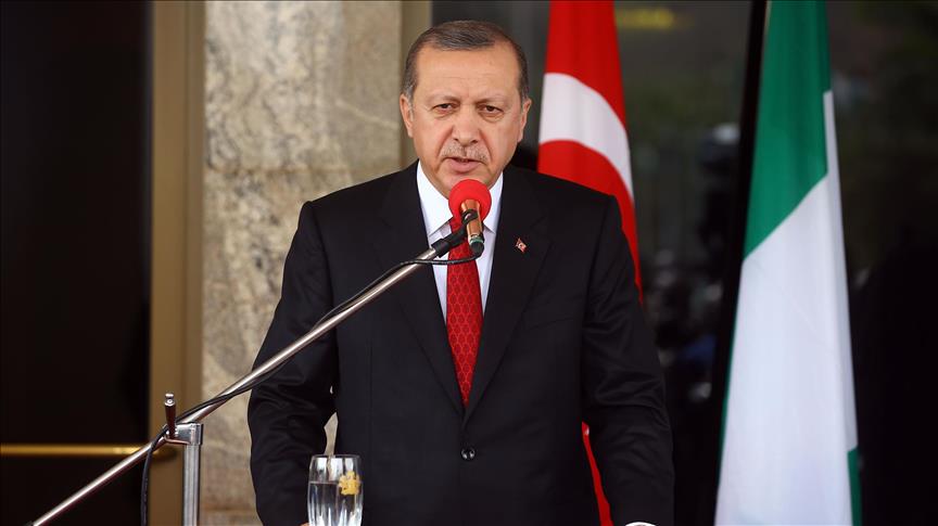 أردوغان: مستعدون للتعاون مع نيجيريا في مكافحة الإرهاب 