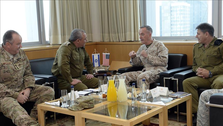 US military chief in Israel for talks with officials
