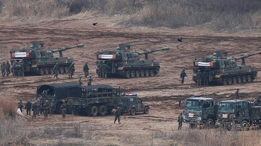 Güney Kore ve ABD'den büyük askeri tatbikat