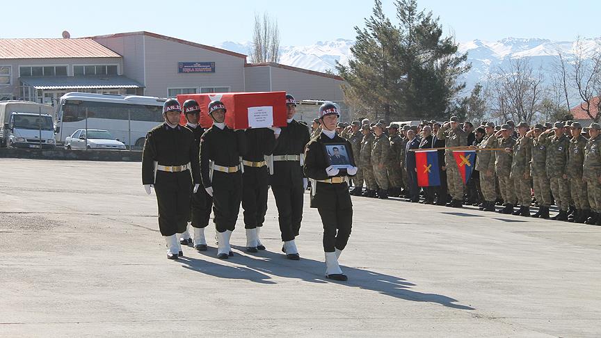 Şehit Astsubay Mehmet Uygun için Şırnak'ta tören
