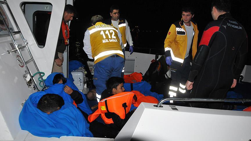 Ege'de yabancı uyrukluları taşıyan tekne battı: 5 ölü