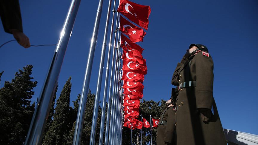 Çanakkale Savaşları'nın 101. yılı törenlerinin ilk provası yapıldı