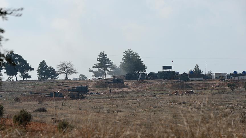 Турецкая армия подвергла артобстрелу цели ДАЕШ на севере Сирии