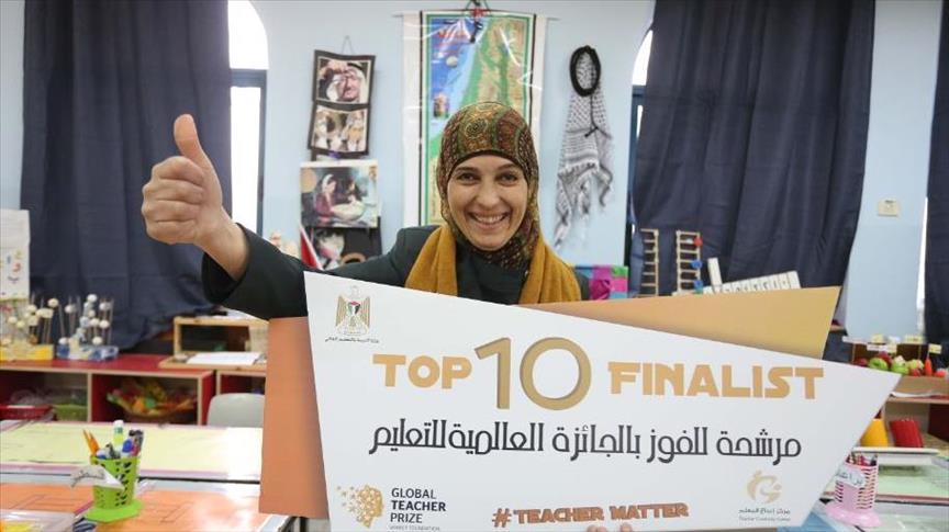 الفلسطينية حنان الحروب "أفضل معلمة على مستوى العالم" 