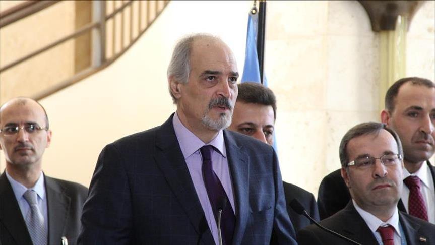 بشار الجعفري: على كبير مفاوضي المعارضة السورية أن يعتذر ويحلق لحيته للجلوس معه