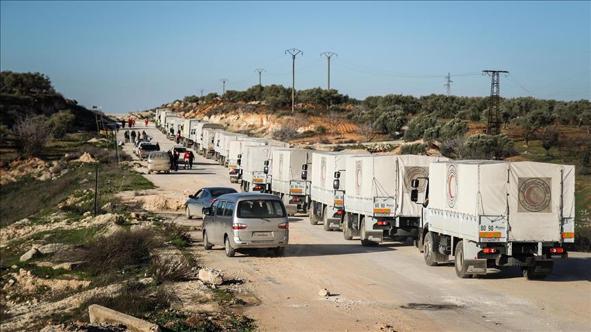 В четыре блокадных района Сирии направлена гуманитарная помощь ООН