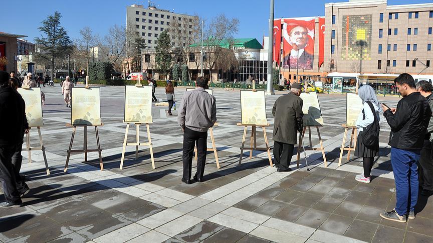 Eskişehir'de TÜGVA 'Çanakkale Mektupları' sergisi açtı