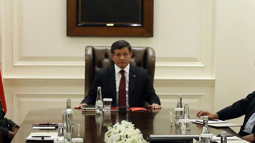 Davutoğlu başkanlığında değerlendirme toplantısı yapıldı