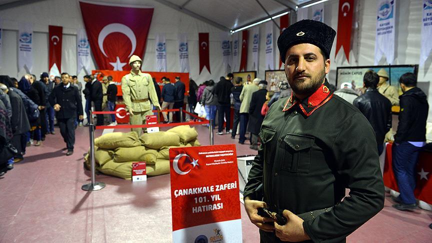 Kayseri'deki Çanakkale çadırını 6 bin kişi ziyaret ediyor