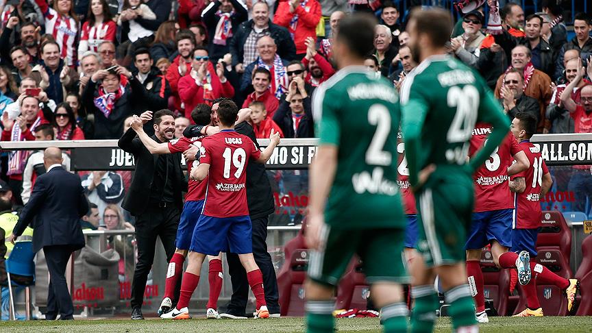 Atletico Madrid, Real Betis'i farklı yendi