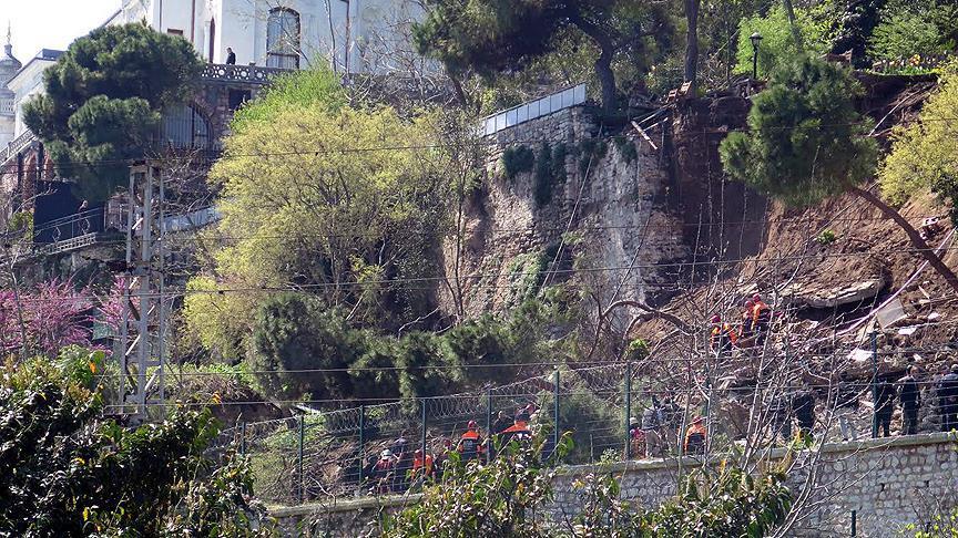 Two killed as wall collapses in Istanbul park