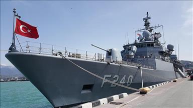 TCG Yavuz fırkateyni Gürcistan'da 