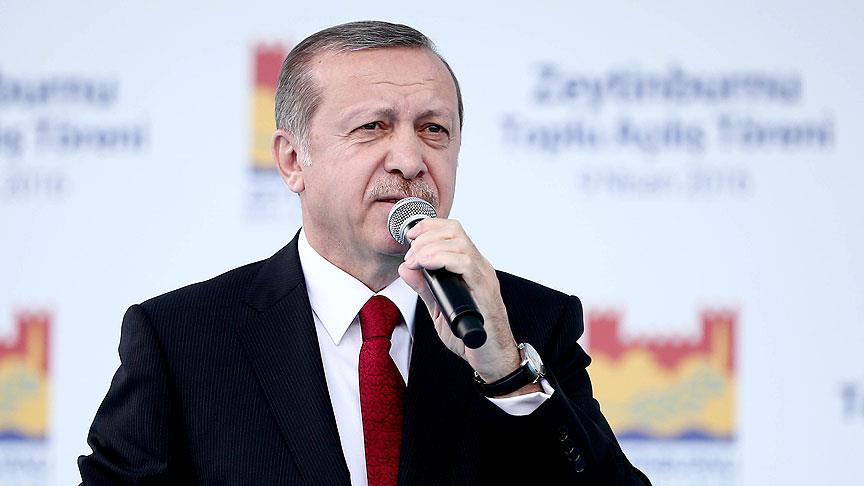Cumhurbaşkanı Erdoğan: Ana muhalefet partisinin genel başkanlık koltuğu boştur