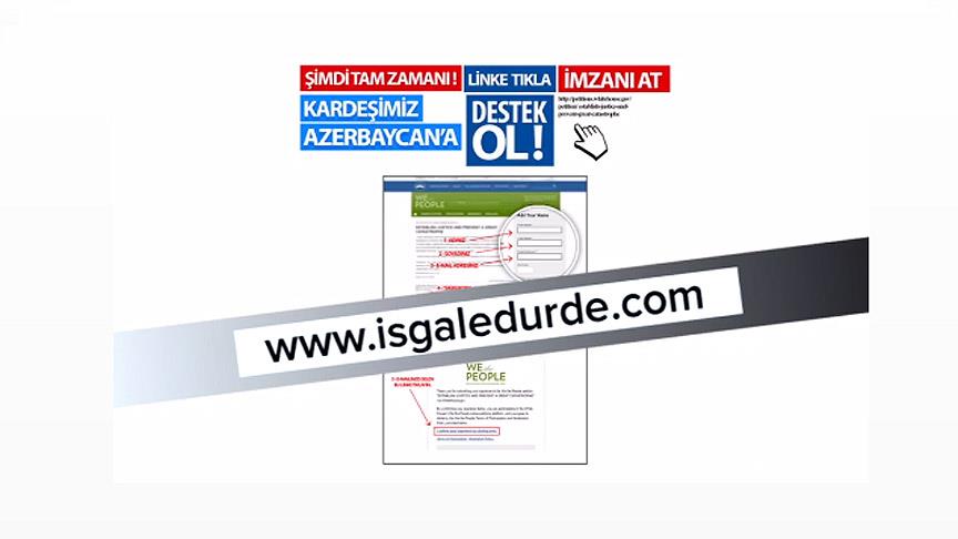 Ermenistan işgaline karşı imza kampanyası