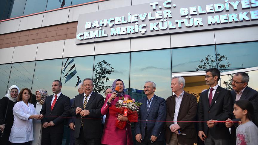 Bahçelievler'de Cemil Meriç Kültür Merkezi açıldı